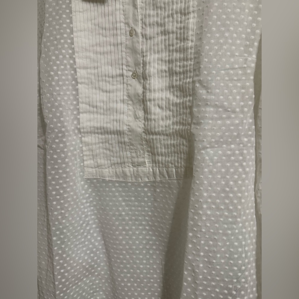J. Crew White Button Down Shirt - Large - NWT - Picture 2 of 5